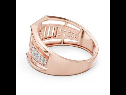 18K White Gold Round Lab-Grown Diamond Anniversary Gift Ring for Women | Pure Carat