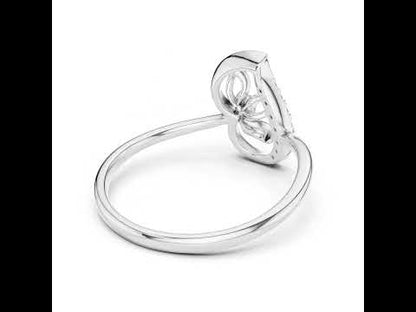 18K Yellow Gold Round Lab-Grown Diamond Ring for Women | Bridal Wear | Pure Carat