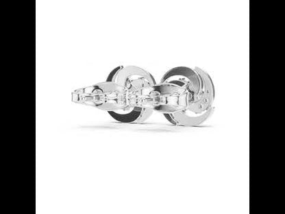 18K Rose Gold Round Lab-Grown Diamond Engagement Earrings for Women | Pure Carat