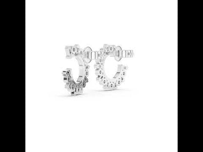 18K Yellow Gold Bridal Earrings - Round & Bug Lab-Grown Diamonds - Pure Carat