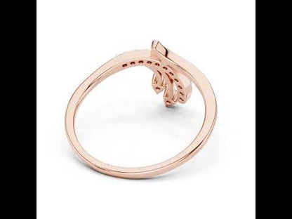 18K White Gold Round Lab-Grown Diamond Solitaire Ring for Women | Wedding Wear | Pure Carat