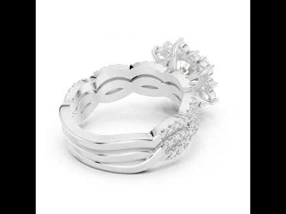 18K Rose Gold Round Lab-Grown Diamond Everyday Wear Ring for Women | Pure Carat