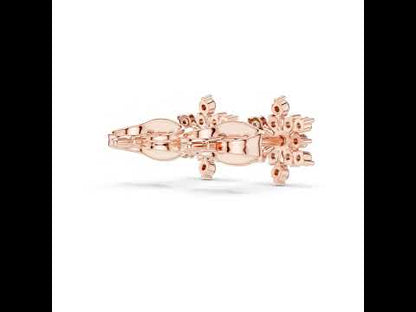 14K White Gold Round Lab-Grown Diamond Everyday Wear Earrings for Women | Pure Carat