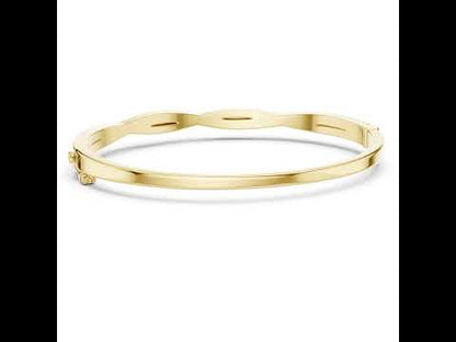18k Yellow Gold Round Lab-Grown Diamond Wedding Bracelet for Women | Pure Carat