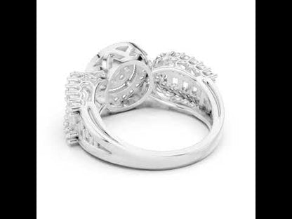 18K White Gold Round Lab-Grown Diamond Wedding Ring for Women | Pure Carat