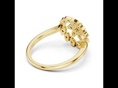 18K White Gold Round Lab-Grown Diamond Engagement Ring for Women | Pure Carat