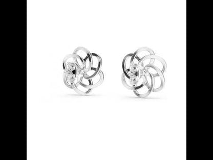 18K Yellow Gold Round Cut Diamond Stud Earrings for Women | Engagement Wear | Pure Carat
