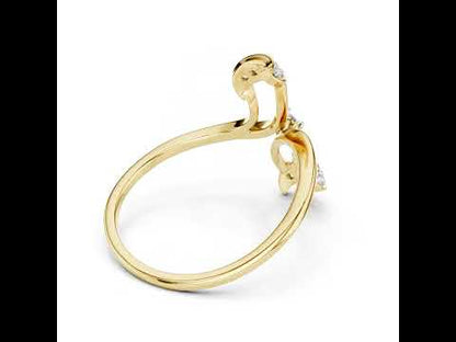 14K White Gold Round Lab-Grown Diamond Ring for Women | Engagement Wear | Pure Carat