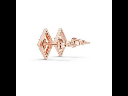 14K Yellow Gold Round Lab-Grown Diamond Everyday Wear Earrings for Women | Pure Carat