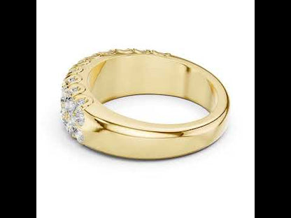 14K Yellow Gold Round Lab-Grown Diamond Ring for Women | Anniversary Gift | Pure Carat