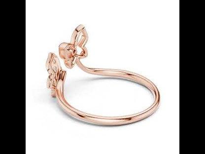 18K White Gold Round Lab-Grown Diamond Ring for Women | Office Wear | Pure Carat