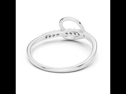 14K Rose Gold Round Lab-Grown Diamond Stud Ring for Women | Bridal Wear | Pure Carat