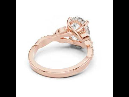 14K Yellow Gold Round, Marquise & Oval Lab-Grown Diamond Engagement Ring for Women | Pure Carat