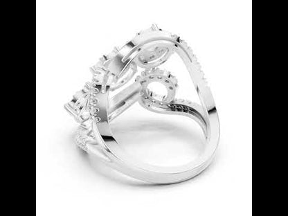 18K Rose Gold Round Lab-Grown Diamond Ring for Women | Office Wear | Pure Carat