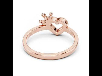 18K White Gold Round Lab-Grown Diamond Drop Ring for Women | Everyday Wear | Pure Carat