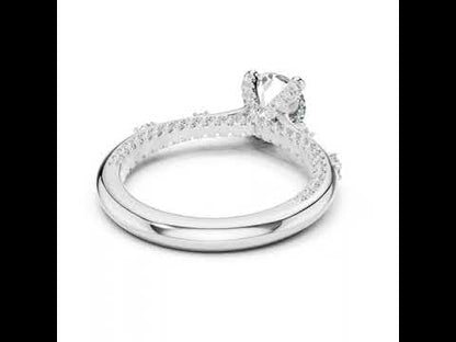 14K Rose Gold Round Lab-Grown Diamond Engagement Ring for Women | Pure Carat