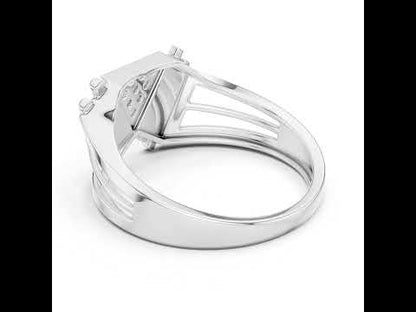 18K Rose Gold Round Lab-Grown Diamond Drop Ring for Women | Party Wear | Pure Carat