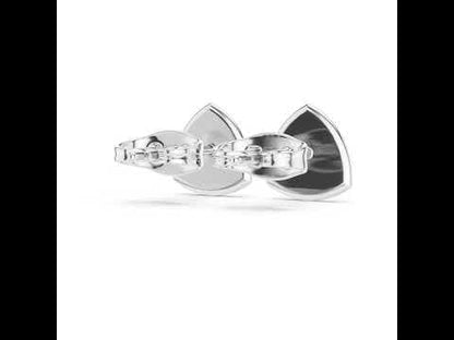 14K Rose Gold Round Lab-Grown Diamond Engagement Earrings for Women | Pure Carat