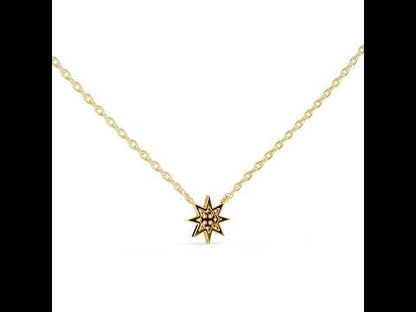 14K Yellow Gold Round Cut Diamond Pendant for Women - Office Wear Jewellery - Pure Carat