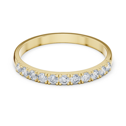Women’s Yellow Gold Diamond Eternity Wedding Band