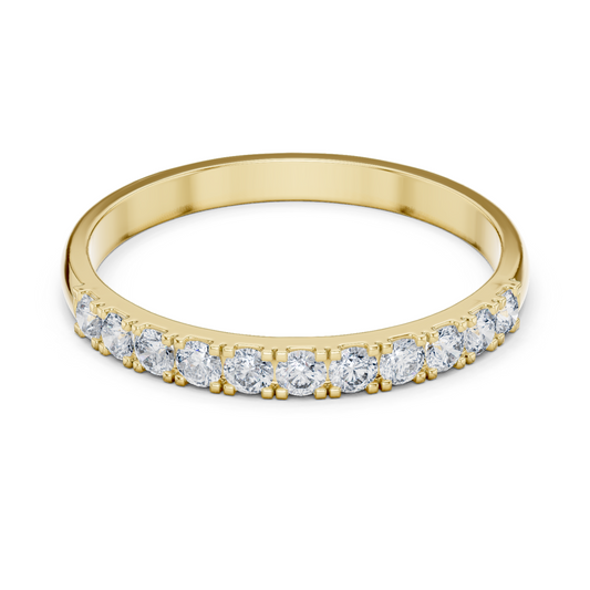 Women’s Yellow Gold Diamond Eternity Wedding Band